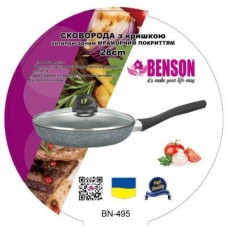 Сковорода Benson BN-495 28 см серый
