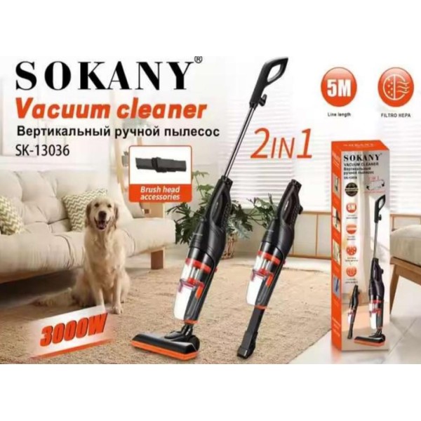 Пилосос вертикальний Sokany SK-13036 3000 Вт чорний Sokany