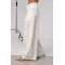 Брюки женские широкие белые хлопок baggy Lurex