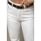 Джинси жіночі білі Wide Leg Lurex