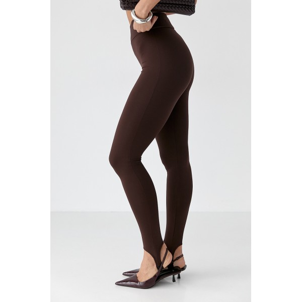 Лосины женские эластичные со штрипками Lurex