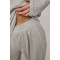 Костюм трикотажный женский хлопковый свободный серый Lurex