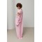 Костюм женский тройка с кардиганом трикотаж розовый Lurex