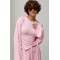 Костюм женский тройка с кардиганом трикотаж розовый Lurex