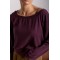 Комплект женский хлопковый кофта с майкой фиолетовый Lurex