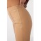 Брюки женские классические из экокожи Lurex