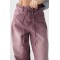 Джинси жіночі кольорові Baggy на завязках Lurex