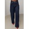 Джинси жіночі Wide Leg з високою посадкою Lurex