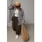 Сорочка жіноча картата oversize Lurex