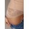 Боди женское утягивающее с кружевом бежевое Lurex