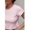 Костюм женский спортивный с брюками трикотаж розовый Lurex