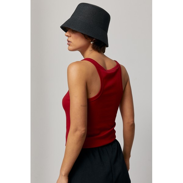 Майка жіноча трикотажна в рубчик Lurex