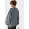 Кофта женская акриловая с рукавами-фонариками серая Lurex