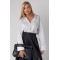 Рубашка женская oversize в полоску Lurex