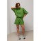 Спортивный костюм женский из плащевки с курткой Lurex