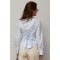 Сорочка жіноча блакитна корсетна бавовняна Lurex