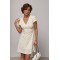 Плаття жіноче коротке квіткове з мереживом Lurex