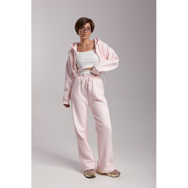 Спортивний костюм жіночий з коротким худі Lurex
