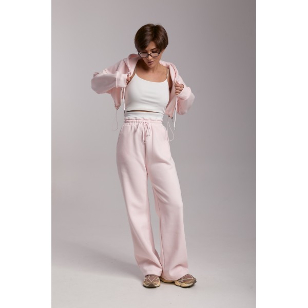 Спортивний костюм жіночий з коротким худі Lurex
