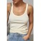 Майка женская трикотажная в рубчик кремовая Lurex
