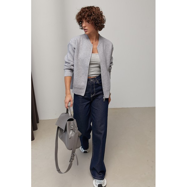 Джинси жіночі Wide Leg з високою посадкою Lurex