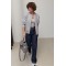 Джинси жіночі Wide Leg з високою посадкою Lurex