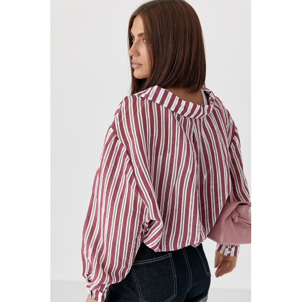 Сорочка жіноча класична в смужку Lurex