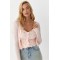 Кардиган ажурный в комплекте с майкой Lurex