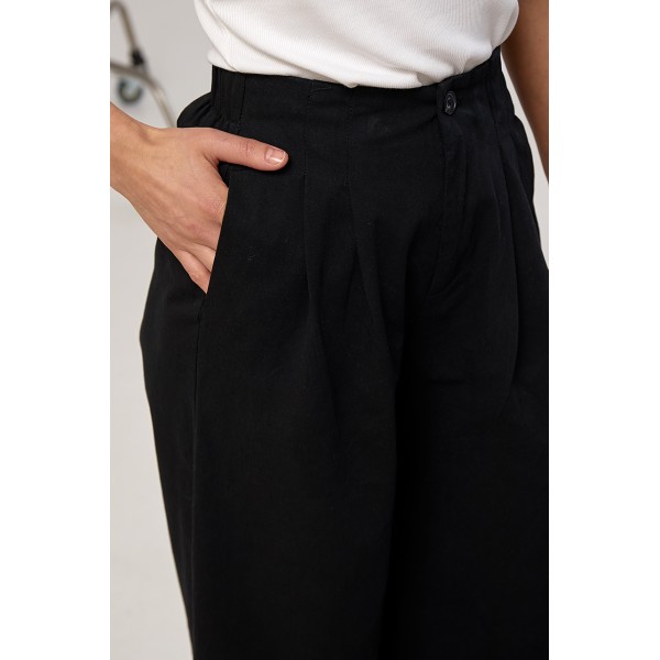 Брюки женские хлопковые укороченные Lurex