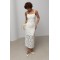 Сукня жіноча ажурна молочна Lurex