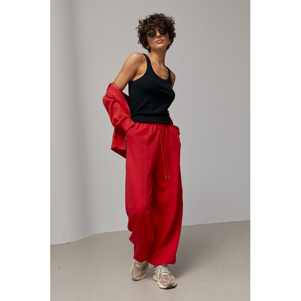Майка женская трикотажная в рубчик черная Lurex