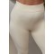Лосины женские эластичные молочные Lurex
