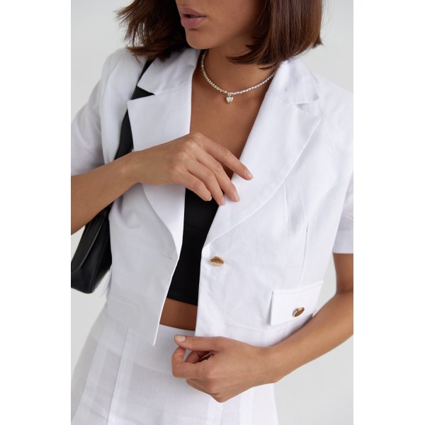 Костюм женский вискоза белый Lurex