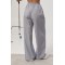Штани жіночі бавовняні широкі в смужку сині Lurex