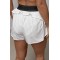 Легкие спортивные шорты белого цвета Lurex