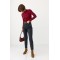 Джинсы женские Mom Fit Lurex