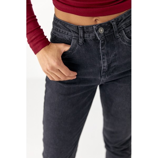 Джинсы женские Mom Fit Lurex