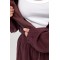 Спортивный костюм женский теплый с контрастными швами Lurex
