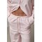 Костюм женский льняной лен пудровый Lurex