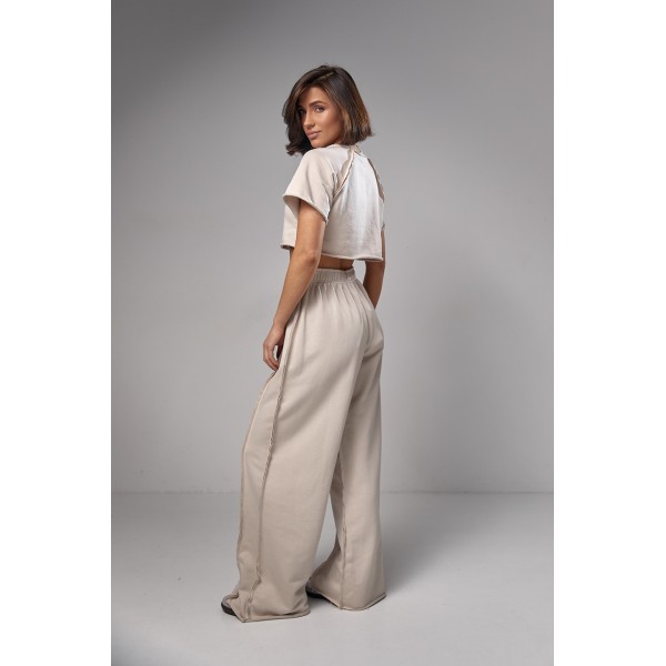 Спортивный костюм женский трикотажный гранж Lurex