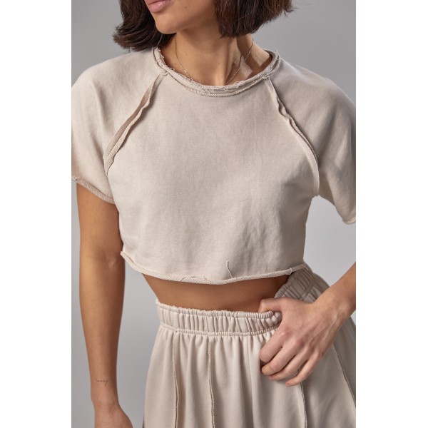 Спортивный костюм женский трикотажный гранж Lurex