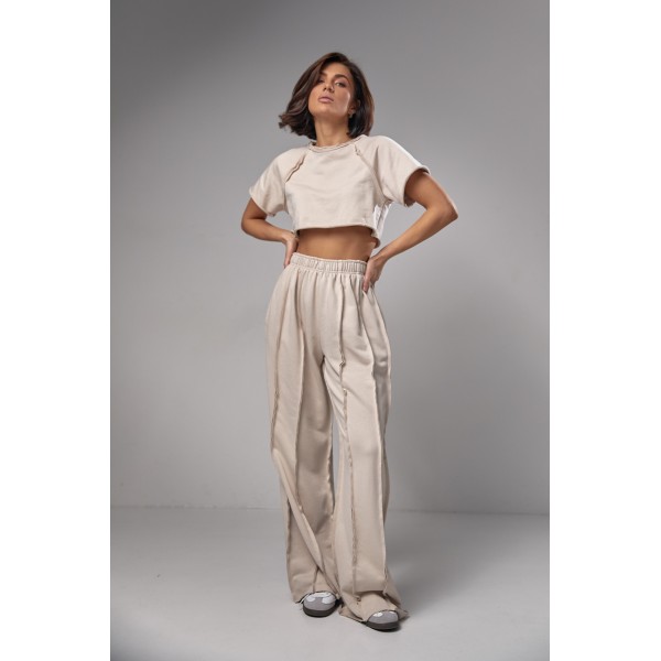 Спортивный костюм женский трикотажный гранж Lurex