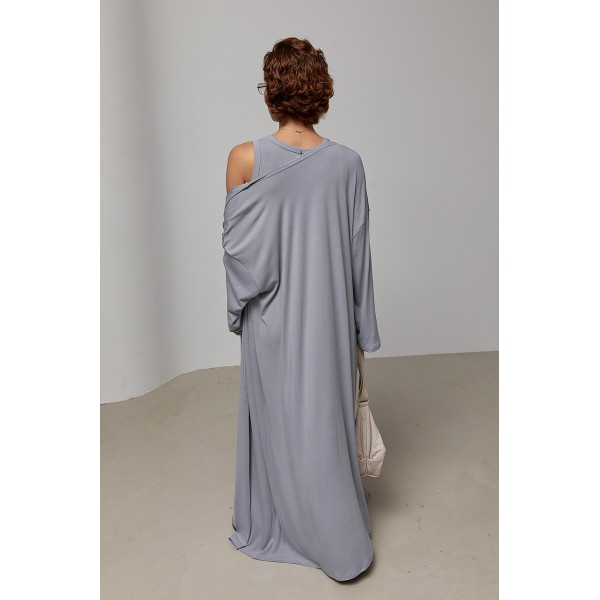 Костюм женский трикотажный с кардиганом и аладинами джинс Lurex