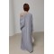 Костюм женский трикотажный с кардиганом и аладинами джинс Lurex