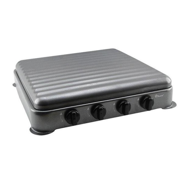 Плита газова Domotec MS-6604 4 конфорки сіра Domotec