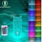 Лампа нічник кришталева Троянда RGB 16 кольорів з пультом прозора generic