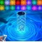 Лампа нічник кришталева Троянда RGB 16 кольорів з пультом прозора generic