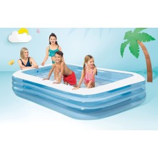Бассейн надувной Intex 305х183х56 см с надувным дном