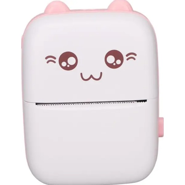 Кишеньковий термопринтер Bambi Cat Mini Bluetooth білий bambi