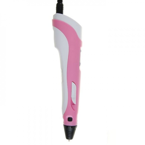 3D ручка  3D pen-2 з LCD дисплеєм рожева generic